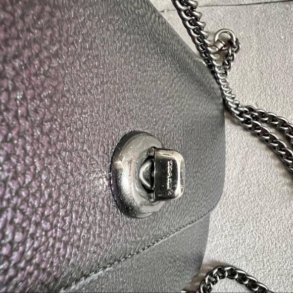 COACH Hologram Turn Lock Chain Wristlet Crossbody Bag (F22800) - Picture 3 of 8